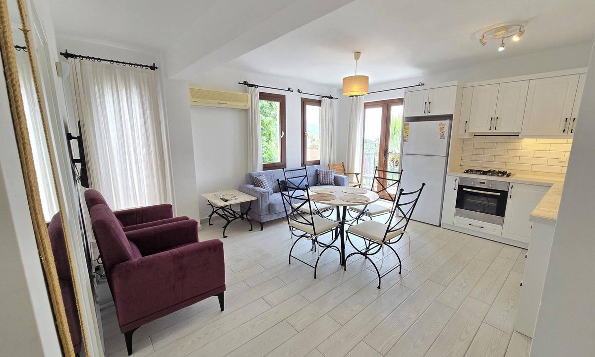 Kalkan Apartment | 3 Bedroom Duplex Apartment Feel the Energy of Kalkan from Your Private Terrace