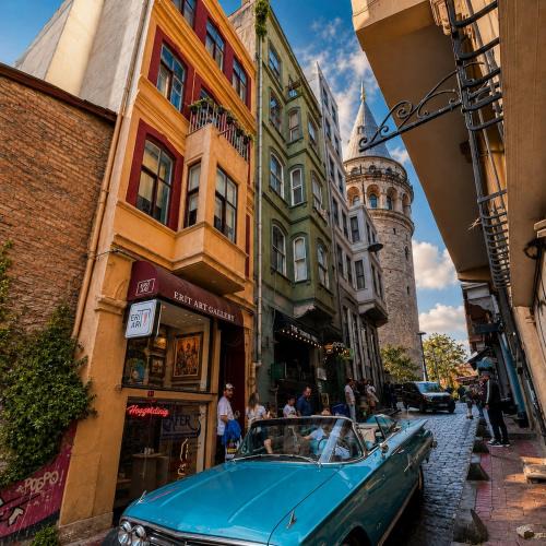 Galata Apartment | 50m to Galata Tower 2BR AC All Rooms