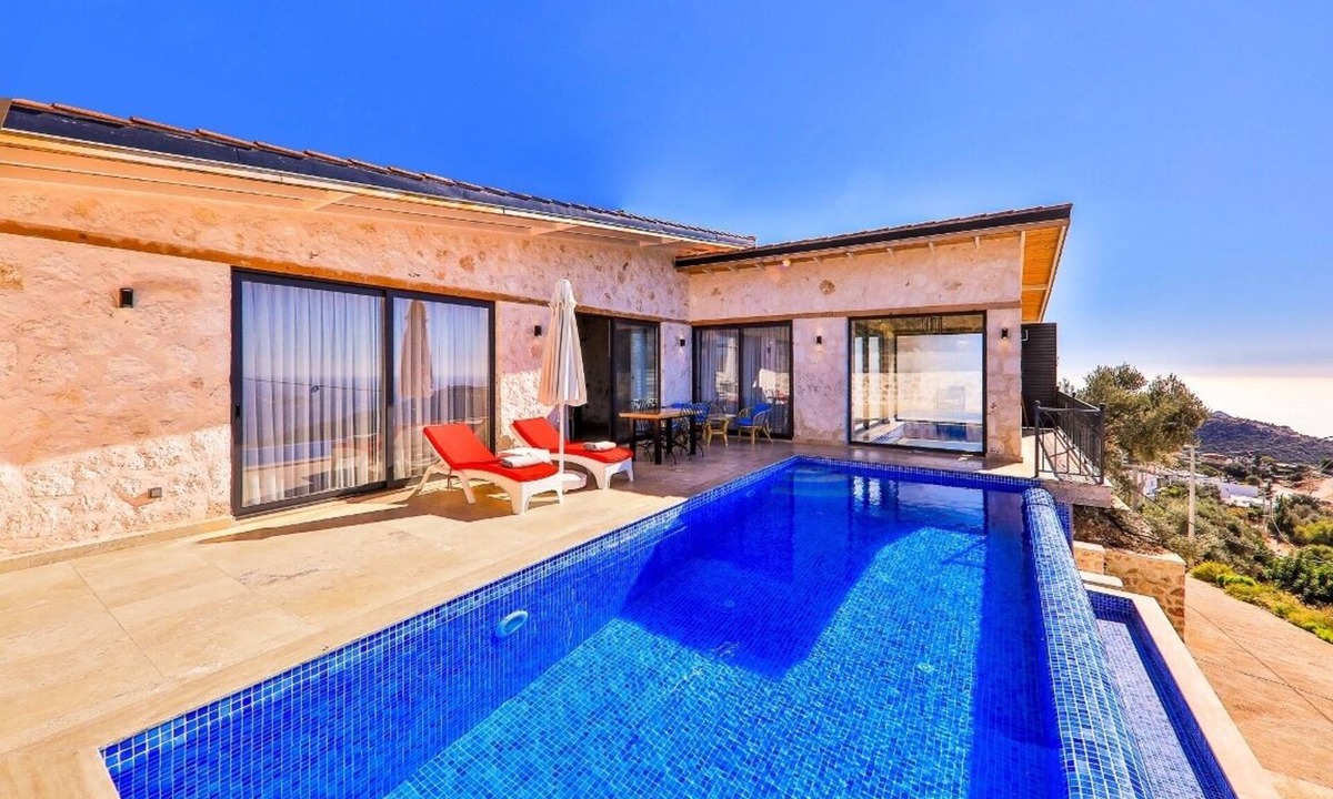 Kas House | Honeymoon Villa with Very Private Pool, & Heated Indoor Pool