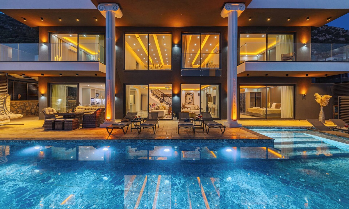 Kalkan Villa | İnfinitiy Pool İnfinity Luxury One of the Best in Area 8 Adults