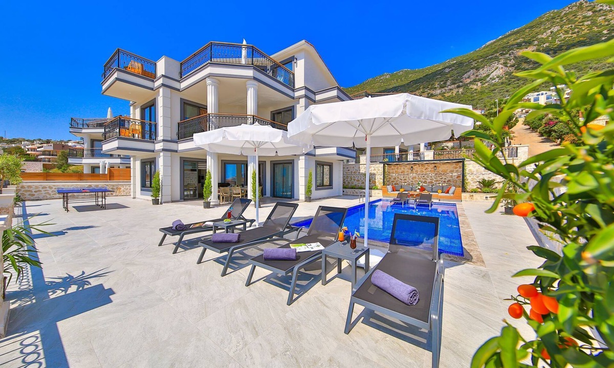 Kalkan Villa | Luxury Samira 1 Villa, Kiziltas, 3 en-suite beds, roof top jacuzzi