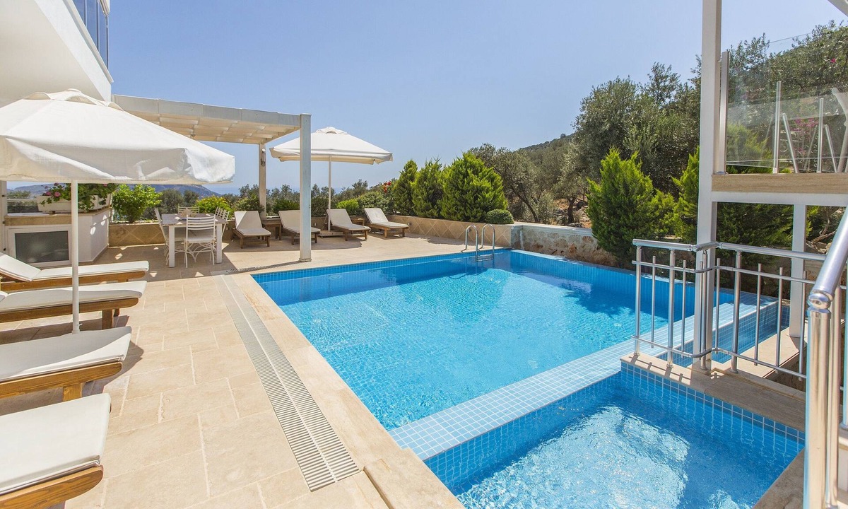 Kalkan Villa | Luxury Villa with Private Pool, Roof Terrace, Breathtaking Sea And Island Views
