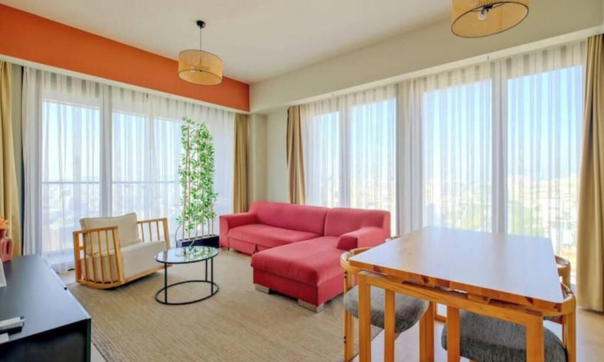 Umraniye Apartment | Orion - Modern 2BD Apt w/City View Pool & Parking