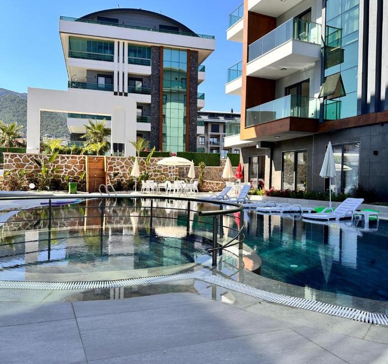 Alanya Apartment | Silece garden suite üç yatak odalı daire