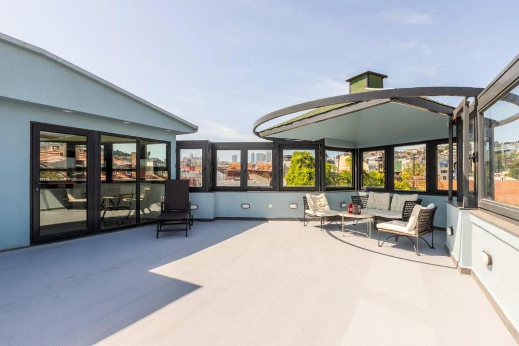 Ortakoy Apartment | Stunning Bosphorus 2BD2Bath Views Terrace! #357