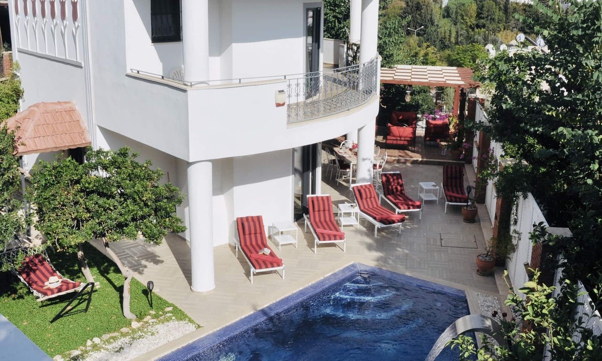 Kalkan Villa | Villa Kirmizi Lale, Private Pool, Gardens, Very Close to Town - No Need for Taxi