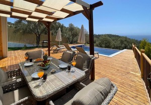 Great Villa with Sea View and Private Pool in Kas