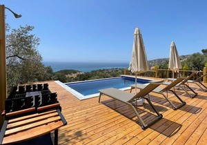 Great Villa with Sea View and Private Pool in Kas