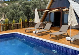 Great Villa with Sea View and Private Pool in Kas