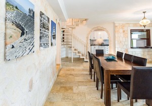 Stunning 3 storey villa with beautiful views over Kalkan Bay .Heated Pool .