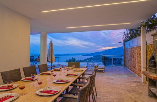 Kalkan Villa | Luxury stylish 5 bedroom villa in a quiet location with wonderful sea views
