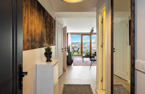 Cihangir Apartment | Bliss Apartment Huge Terrace& Bosphorus View