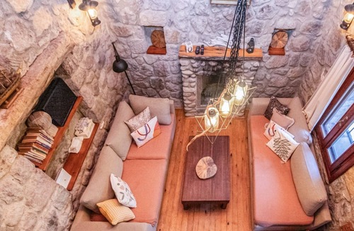 Bitez Villa | Chic Villa w Fireplace 3 min to Beach in Bodrum