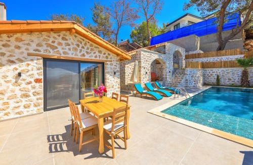 Patara House | Elegant 2BR Stone Retreat with Private Pool