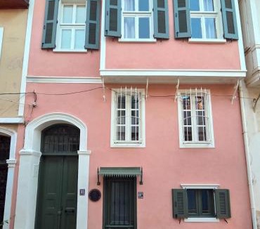 Ayvalik City Center Villa | Historic Greek House with Sea View Balcony