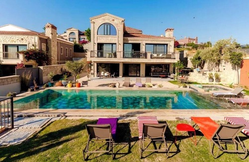 Cesme Villa | Luxury Private Stone Villa with private pool and sea view in Cesme