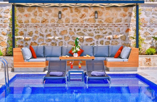 Kalkan Villa | Luxury Samira 1 Villa, Kiziltas, 3 en-suite beds, roof top jacuzzi