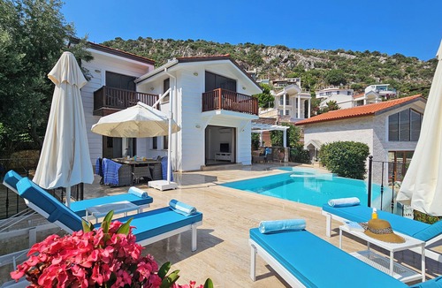 Kalkan Villa | Luxury Sea Front Villa With Stunning Sea View Infinity Pool (Heated). Free Wi-fi
