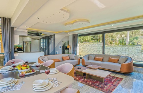 Kalkan Villa | Luxury Villa with Sea View, 80 Meters from the Beach in Kalkan Kışla Area