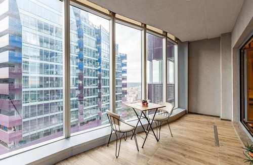 Maslak Apartment | Modern Studio Apartment with Fascinating City View in Sariyer