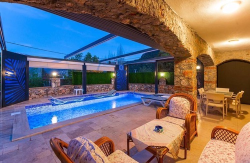Fethiye Villa | Secluded Villa with Heated Pool & Jacuzzi in Kayakoy, Fethiye