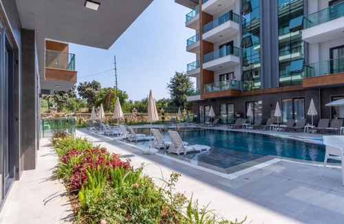 Alanya Apartment | Silece garden suite üç yatak odalı daire