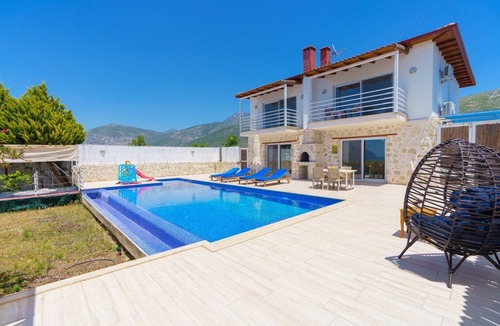 Kas House | Spacious 2 Bedroom Villa with Large Secluded Pool, Garden, Views of Patara Beach