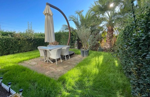 Kurtkoy Apartment | Sunny 1bdr with Garden