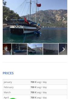 Demre Boat Rental | Tuncay Captain yacht 1