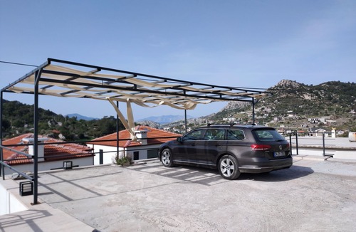 Sogut Villa | Villa Begonvil özel havuzlu lüks villa,özel bahçe ve veranda , açık alanda masa,