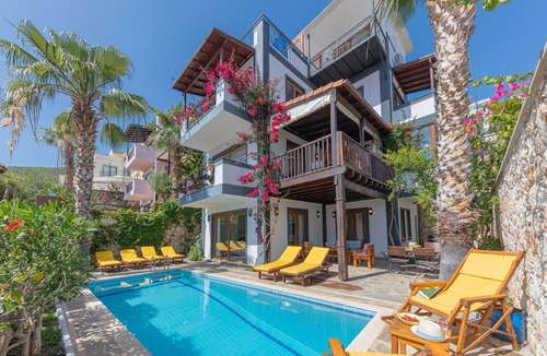 Kalkan Villa | Villa Tara With Private Pool And Sea Views Close to Beach & Shops