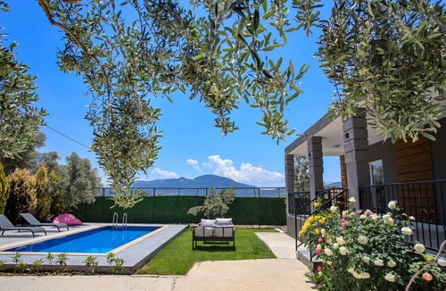 Yesiluzumlu Villa | Villa with Private Pool Surrounded by Olive Trees