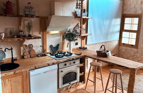Kas House | Village house style with its magnificent view and impressive loft architecture!