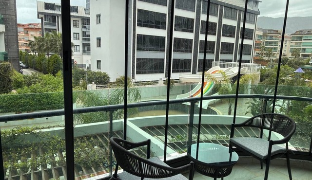 2-bedroom apartment in lovely Alanya with AC and fitness room