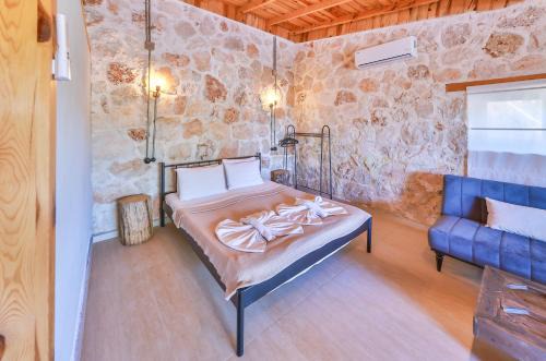 Bademlique Stone Rooms in Kaş