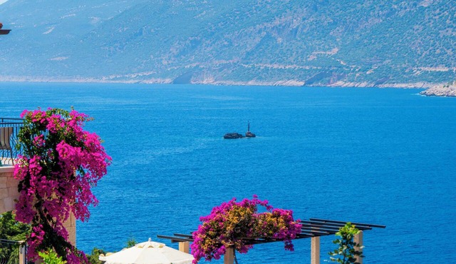 Kaş Peninsula Island Seafront Villa in Kaş