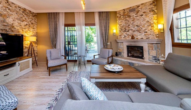 Luxury House with Shared Pool and Sauna in Bodrum in Bodrum