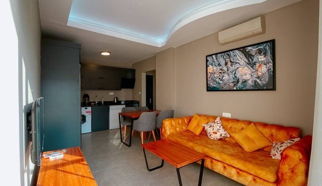 Modern Pool View Apartment 1+1 Near Ölüdeniz Beach