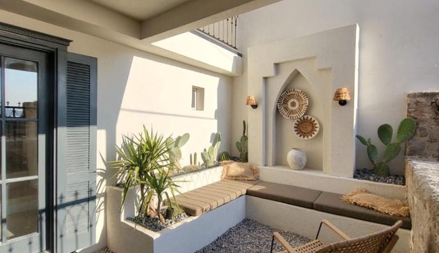 Sea&Lesbos View Duplex, Courtyard&Rooftop, Mercan Köşk Ayvalık
