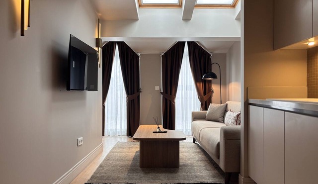Skylit penthouse & terrace near Galataport in Istanbul
