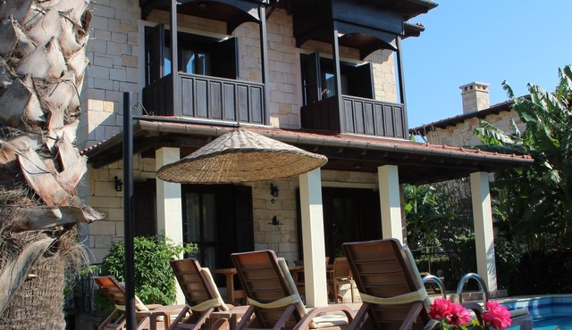 Stone Built Villa With Private Pool, Gardens And Mountain Views