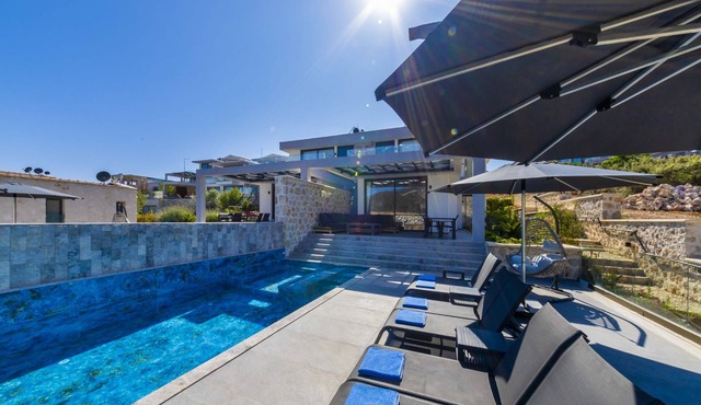 Stylish Villa with Private Pool & Sea Views in Kalkan