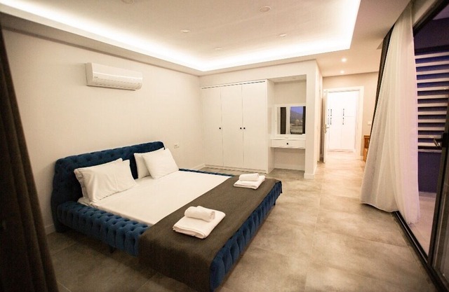 A stunning contemporary villa with views towards the sea at Patara.