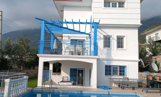 Oludeniz Villa | 6 Bedrooms Villa, private heated outdoor pool. Pool table, table tennis. WiFi
