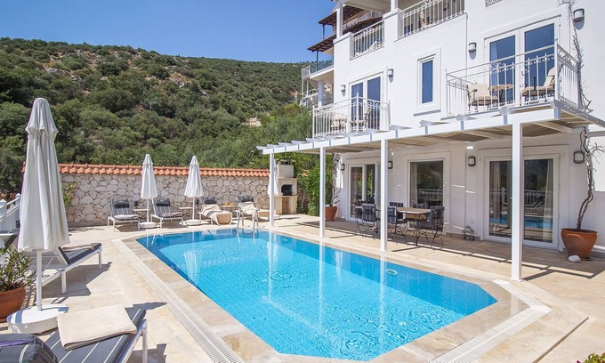 Kalkan Villa | Villa Leda, Situated at 150 metres from the shores of the Mediterranean