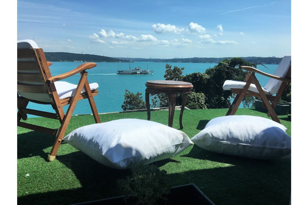 Sariyer House | Terrace with Amazing Bosphorus View