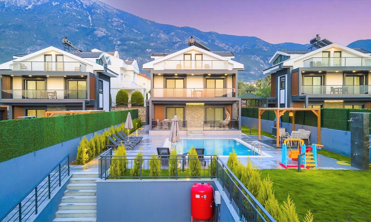 Hisaronu Villa | 4+1 Luxury Holiday Villa for 8 People with Private Pool in Fethiye Ölüdeniz area