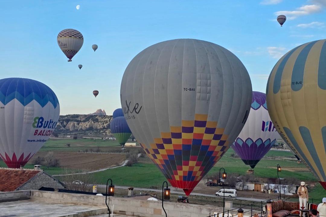 Cavusin Hotel | Süleyman Cappadocia - Hot Air Balloon View