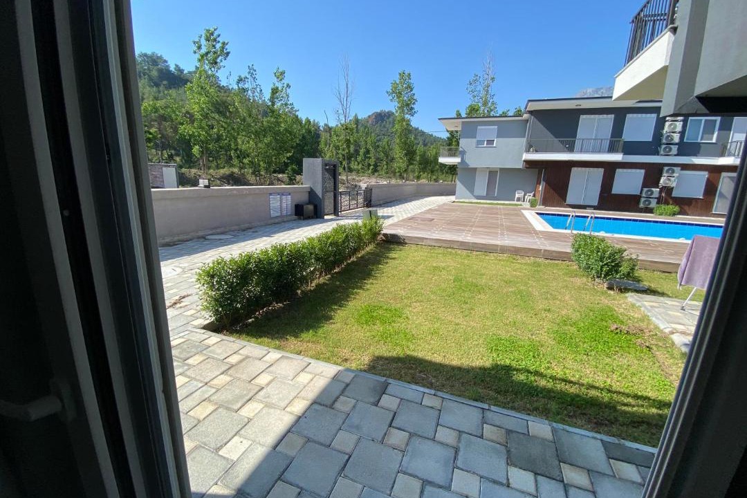 Goynuk House | Palmiye Home Havuzlu Apart Dağ Manzaralı Göynük Kemer
