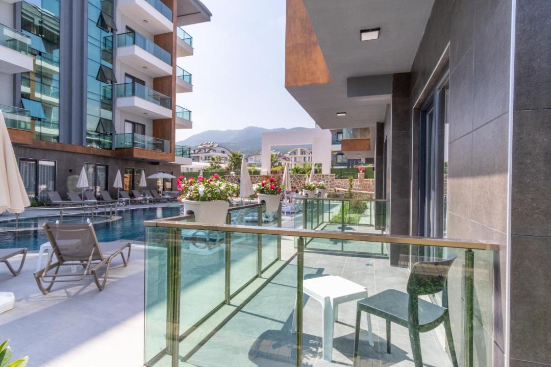 Alanya Apartment | Silence Garden Suite bir yatak odalı daire